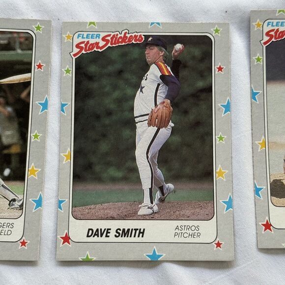 1988 Fleer Star Stickers Baseball 12 Card Lot NM Valenzuela Hershizer Raines - Picture 12 of 13